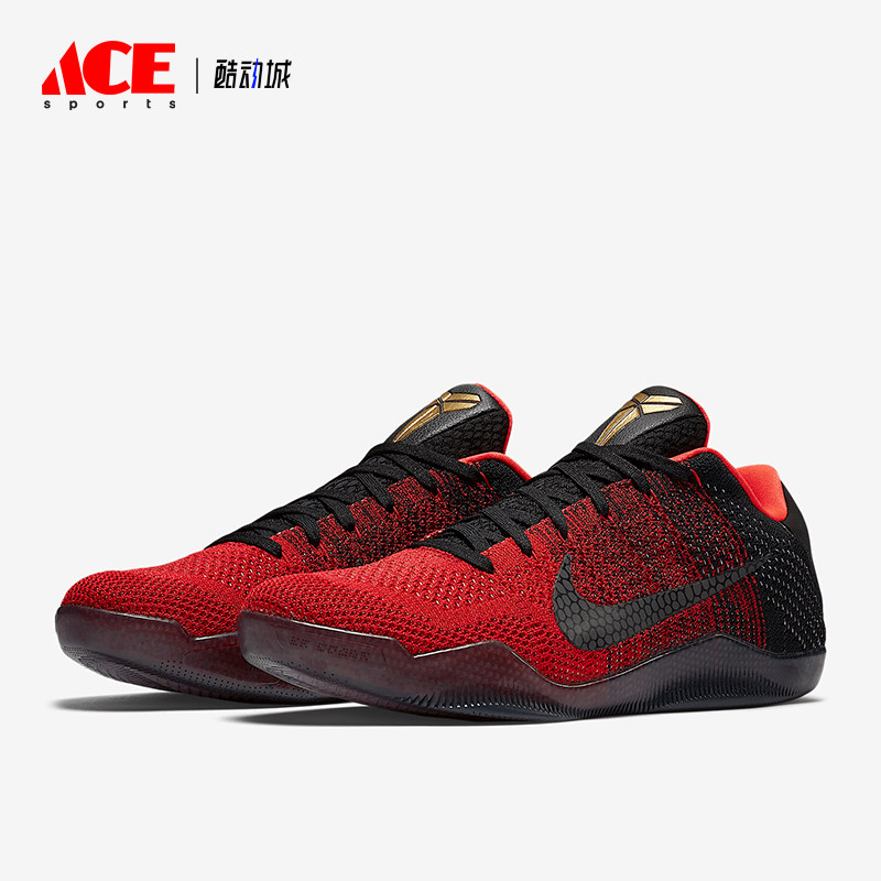 Nike/耐克正品Kobe 11男士时尚潮流系带低帮篮球鞋822675-670