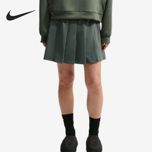 Nike/耐克正品女士高腰弹性舒适干爽百褶休闲短裙IR8706-303