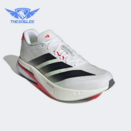 Adidas/阿迪达斯正品2025男士耐磨超轻透湿排汗缓震跑步鞋JS4932