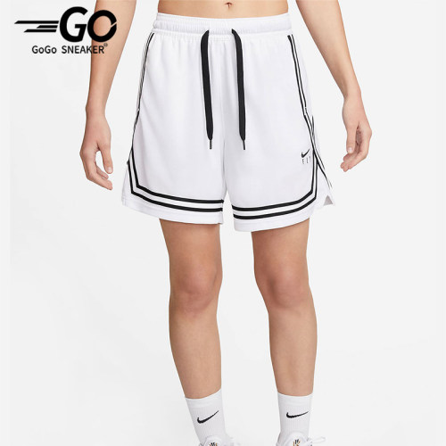 Nike/耐克正品2025女士日常针织透气运动印花耐穿短裤DH7326-100