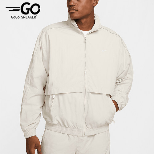 Nike/耐克正品2025新款男士梭织立领拉链经典夹克外套FB8622-072