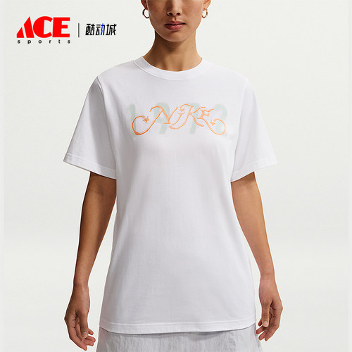 Nike/耐克正品Sportswear女士简约宽松经典日常透气T恤IR7559-100