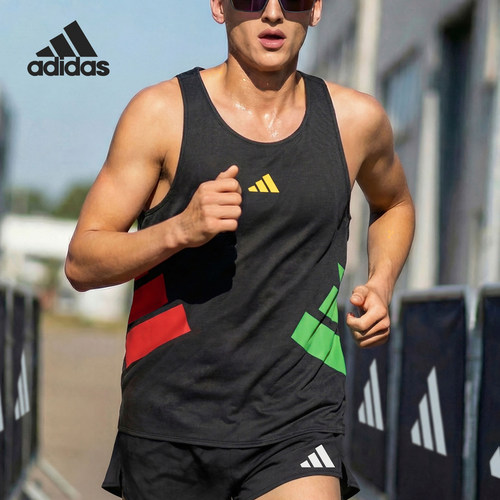 Adidas/阿迪达斯正品ALL TIME TANK TOP男士经典健身背心KF4001