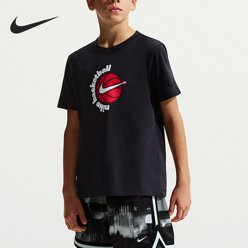 Nike/耐克正品2026年 圆领印花篮球运动短袖T恤IQ0252-010