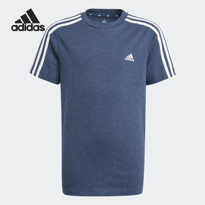 Adidas/阿迪达斯正品夏季新款大童运动训练跑步短袖GN3996