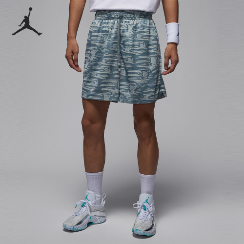Nike/耐克官方正品JORDAN男士印花网眼篮球透气短裤HQ8668-041