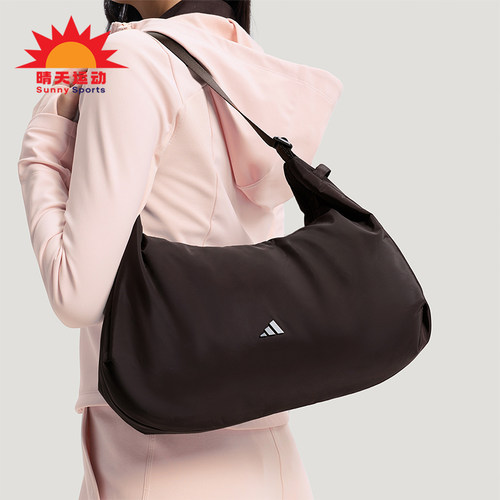 Adidas/阿迪达斯正品2026年春季女士收纳日常便携运动挎包KS5211