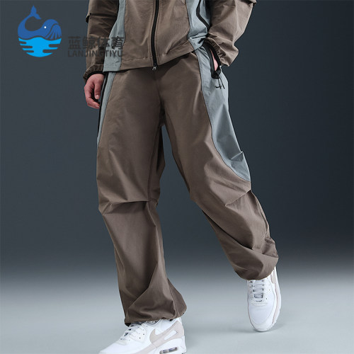 Nike/耐克正品Dri-FIT男士运动拼接梭织宽松机能长裤IH8467-289