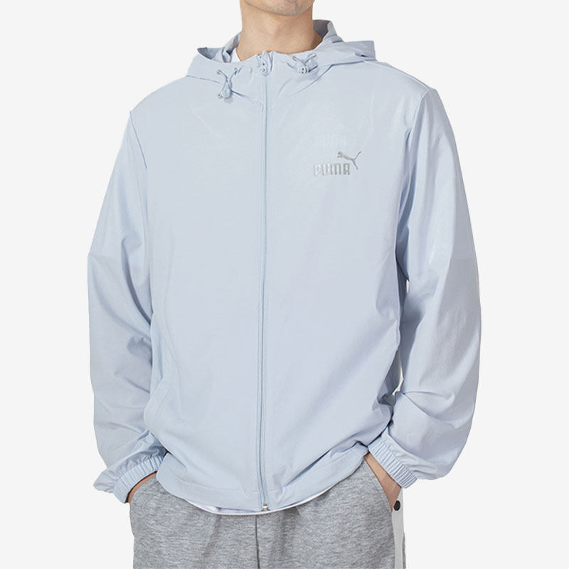 Puma/彪马正品训练梭织连帽男女防晒运动夹克外套 671924-21