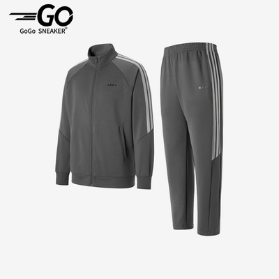 Adidas/阿迪达斯正品M Q3 Tracksuit男士立领经典长袖套装KG8952