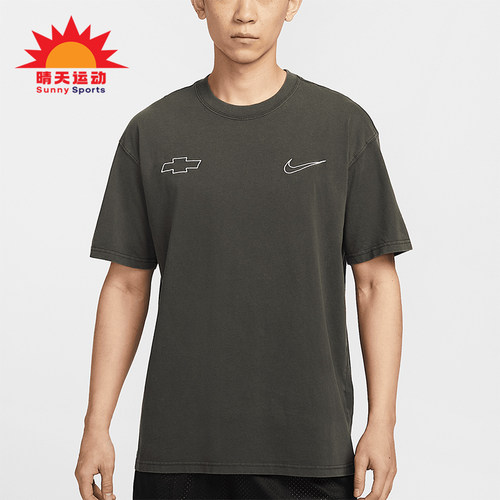 Nike/耐克正品Devin Booker男士休闲宽松经典套头T恤HV6691-060
