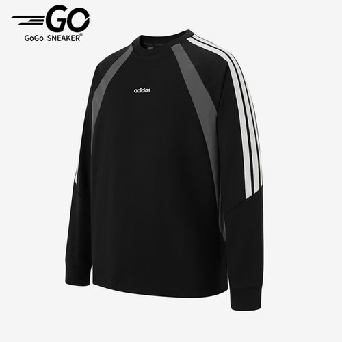 Adidas/阿迪达斯正品春秋男女复古运动休闲经典日常长袖T恤KG7145