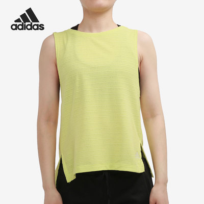 Adidas/阿迪达斯正品夏季女子透气舒适休闲运动T恤背心CF3801