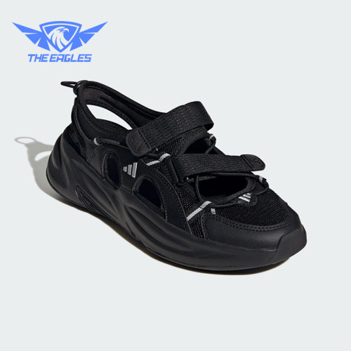 Adidas/阿迪达斯正品OZWAVE SANDAL男女经典魔术贴透气凉鞋JS4582