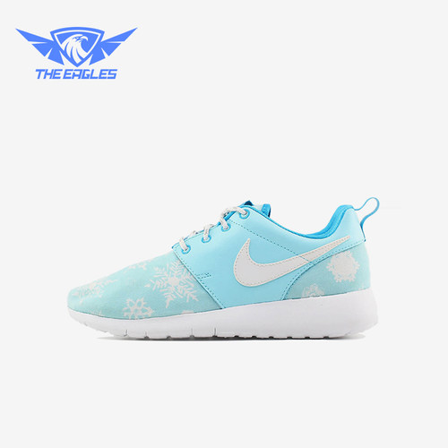 Nike/耐克正品Roshe One Print GS女子大童跑步鞋677784-401