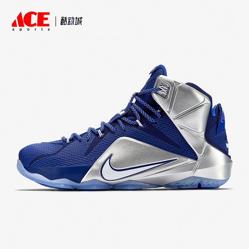 Nike/耐克正品Lebron 12男士中帮轻便防滑实战篮球鞋684593-410