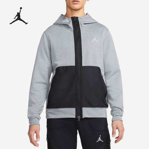 Nike/耐克正品JORDAN 当季男子运动拼接针织外套DJ0876-091