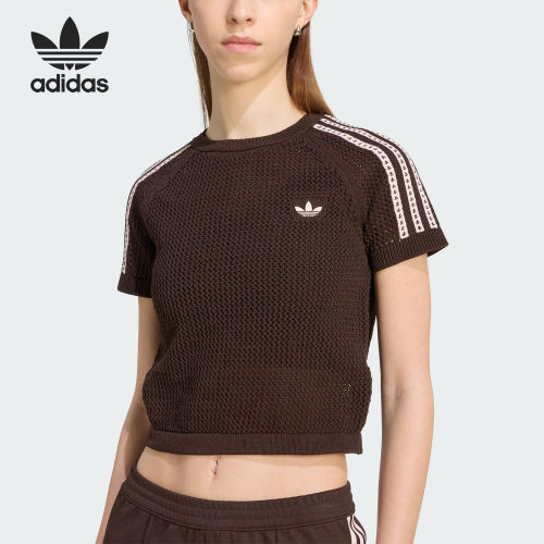 Adidas/阿迪达斯正品三叶草CALIT-SHIRT新款女短袖T恤KC6480