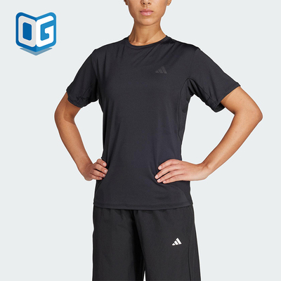 Adidas/阿迪达斯正品夏季女士凉感宽松经典健身运动短袖T恤KB5676