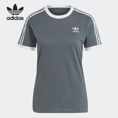 Adidas/阿迪达斯正品三叶草新款短袖女子圆领休闲运动T恤 GN2914