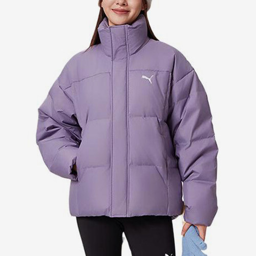 Puma/彪马正品男女同款立领拉链宽松保暖长袖羽绒服631636-64