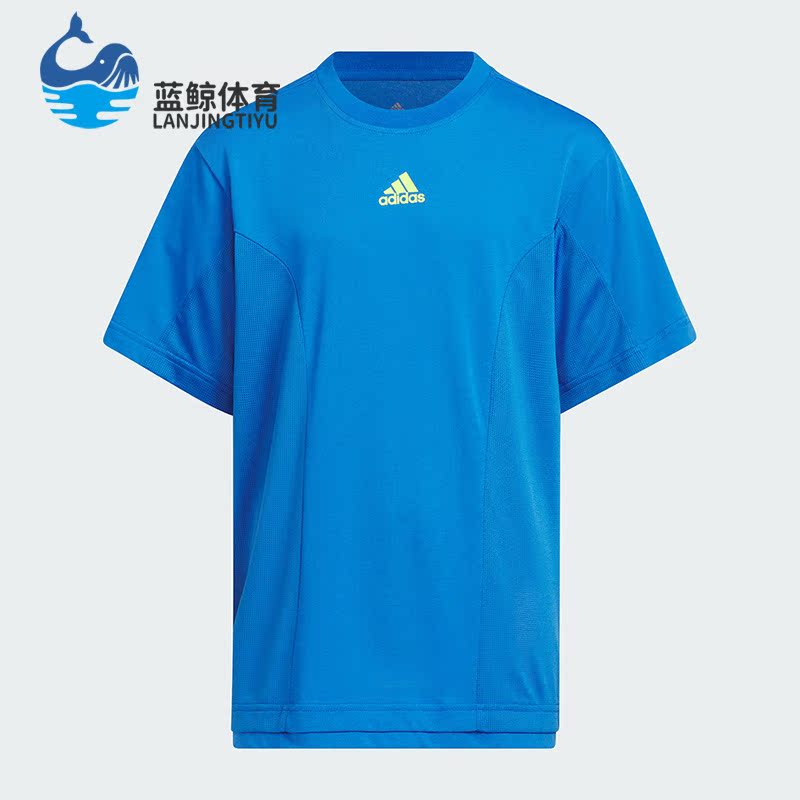 Adidas/阿迪达斯正品JK  F2IN1 TEE大童运动休闲短袖IQ1282