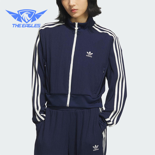 Adidas/阿迪达斯正品三叶草女士运动经典简约复古夹克外套KB8950