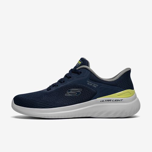 Skechers斯凯奇正品闪穿科技男款减震防滑休闲鞋233033-NVLM