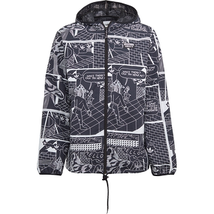 Adidas/阿迪达斯春季男子2021新款休闲运动夹克外套 GN3333