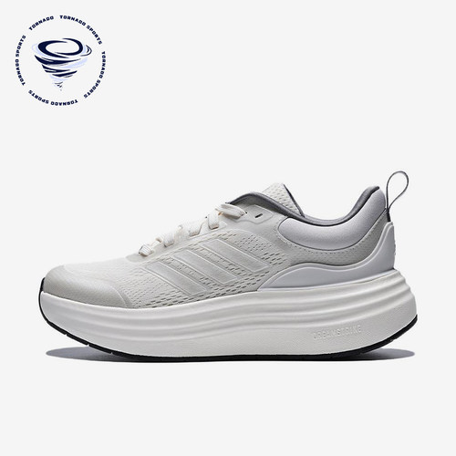 Adidas/阿迪达斯正品NORASHEL新款女白色经典厚底鞋跑步鞋JS4890