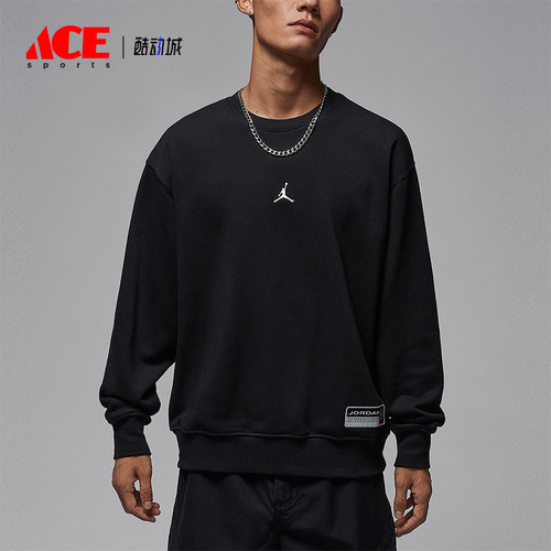 Nike/耐克正品JORDAN男士休闲套头针织运动圆领卫衣IO7830-010