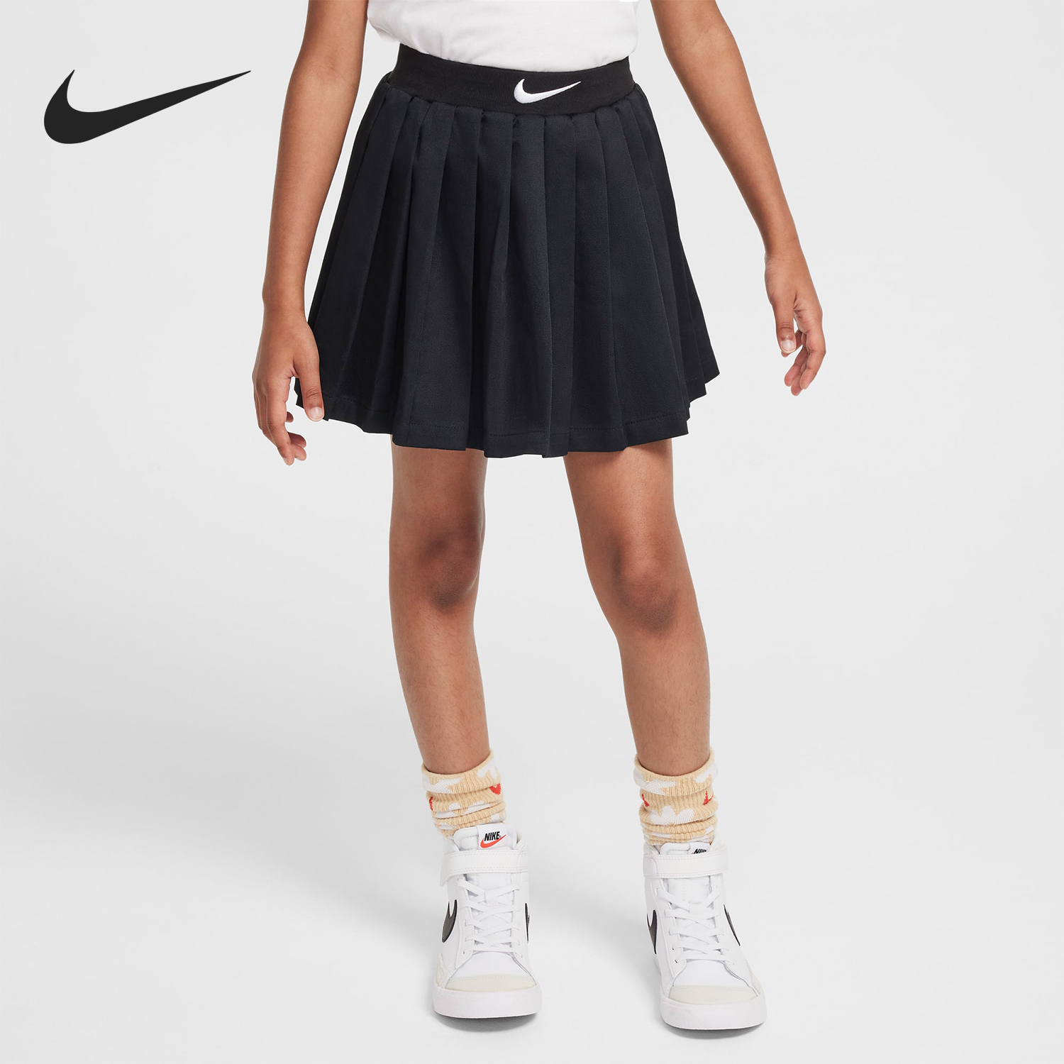 Nike/耐克正品运动小童透气时尚日常轻盈半身裙HQ7747-010