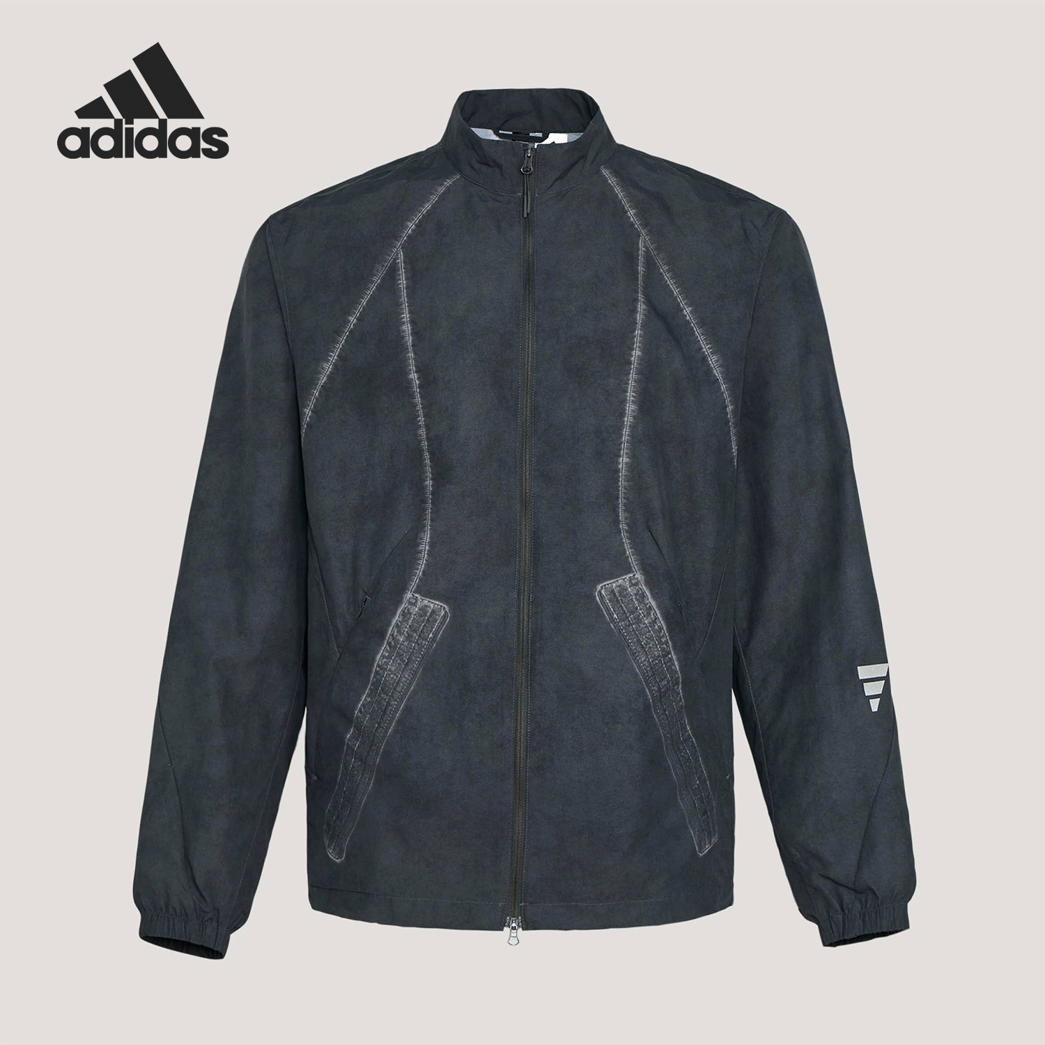Adidas/阿迪达斯正品2026男士先锋攻壳机能梭织夹克KU5309 - 实物图
