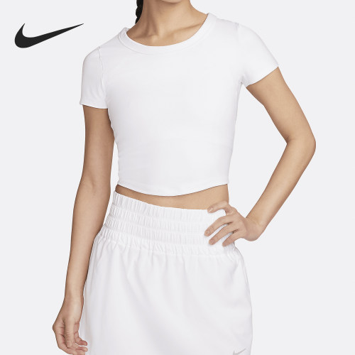 Nike/耐克正品One Fitted Dri-FIT女士修身上衣FN2805-100