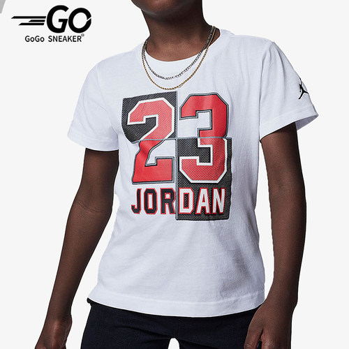Nike/耐克正品JORDAN23印花短袖T恤新款经典短袖T恤FB1689-100