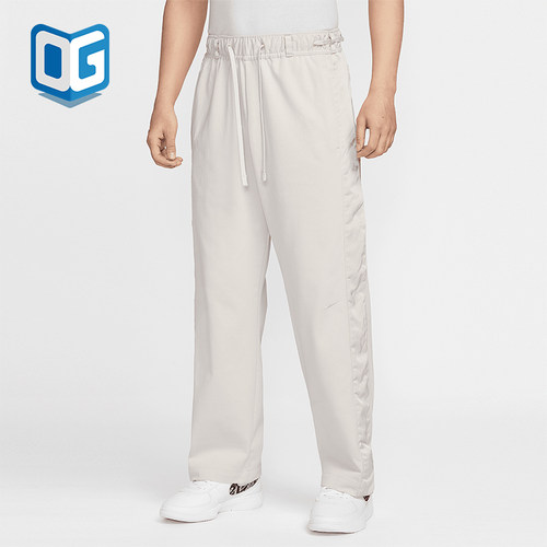 Nike/耐克正品新款男士针织运动宽松休闲直筒长裤HJ3900-104