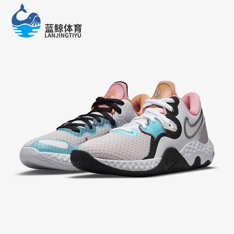 Nike/耐克正品夏季款男女运动低帮系带耐磨时尚篮球鞋CW3406-505