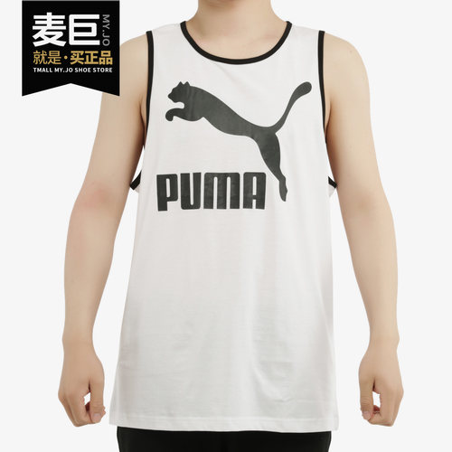 PUMA/彪马正品新款男女同款 CLASSICSLOGO 情侣印花背心 597456
