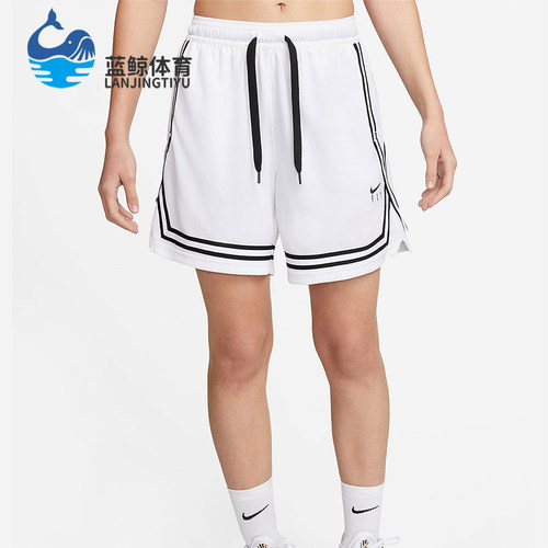 Nike/耐克正品2025女士日常针织透气运动印花耐穿短裤DH7326-100