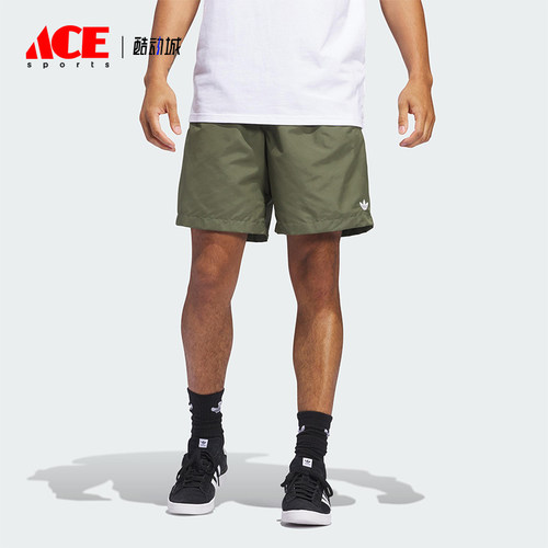 Adidas/阿迪达斯正品三叶草男士宽松经典运动梭织休闲短裤JC7659