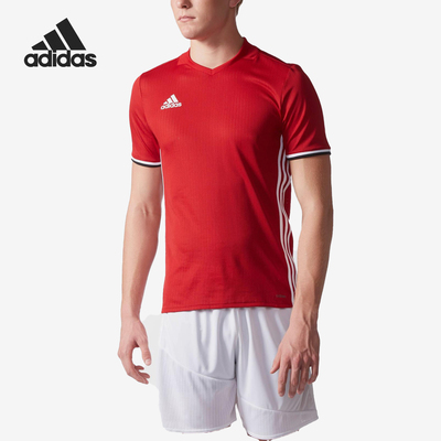 阿迪达斯男士运动训练短袖