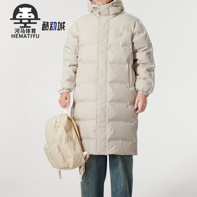阿迪达斯男士保暖防风羽绒服