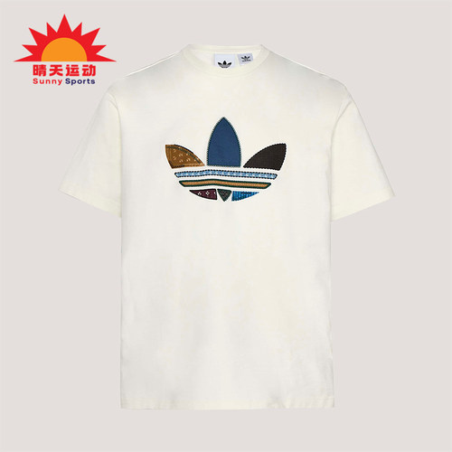 Adidas/阿迪达斯正品三叶草男士运动松弛感宽松轻盈短袖T恤KW5670