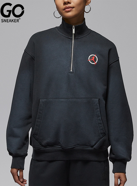 Nike/耐克正品春秋女士运动半拉链复古时尚长袖卫衣IO9532-010