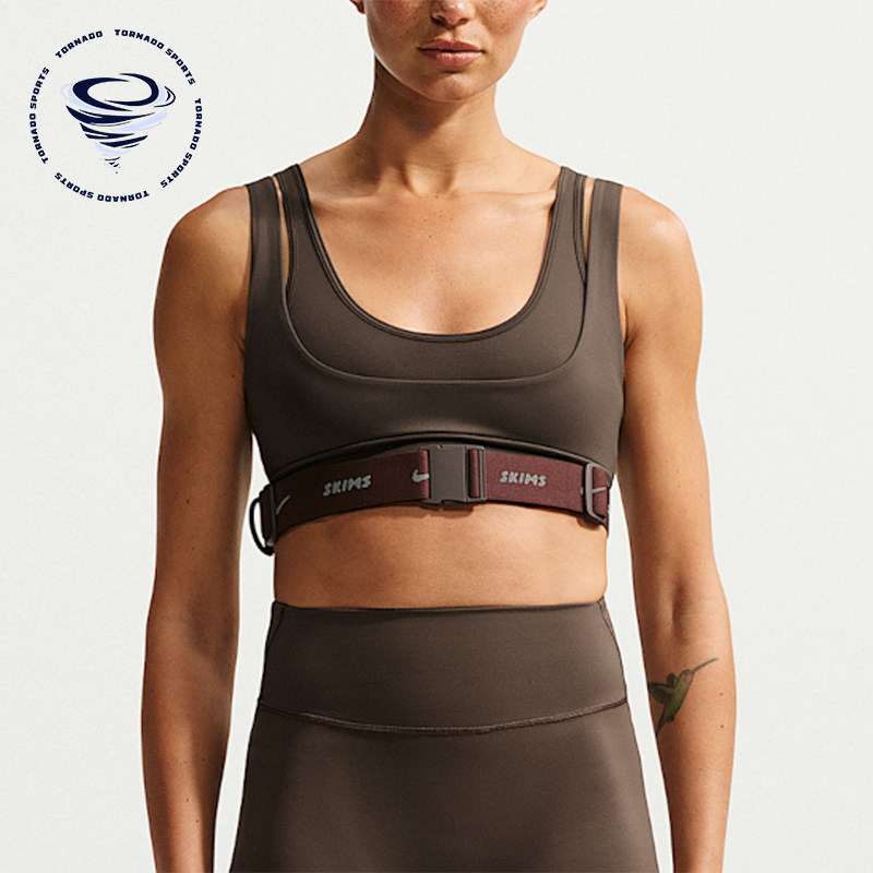 Nike/耐克正品新款女士双肩带大圆领透气运动内衣IR5026-233
