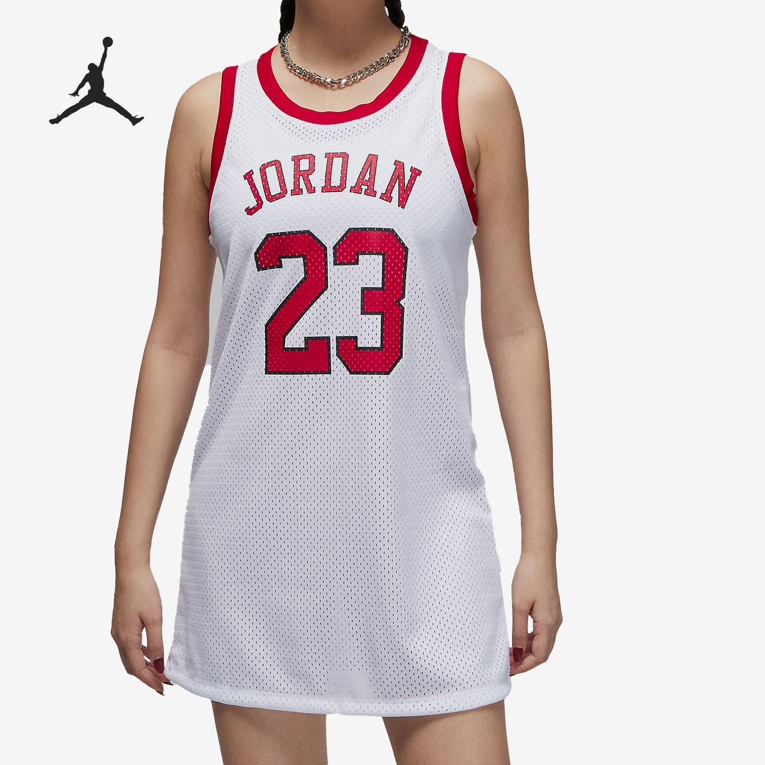 Nike/耐克官方正品Jordan夏季新款透气女子运动连衣裙DO5030-100