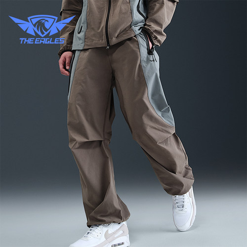 Nike/耐克正品Dri-FIT男士运动拼接梭织宽松机能长裤IH8467-289