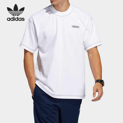 Adidas/阿迪达斯正品三叶草男子运动休闲圆领短袖T恤GN3810