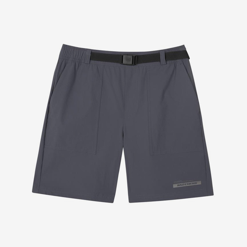 Skechers/斯凯奇正品春季新款透气男子运动梭织工装短裤