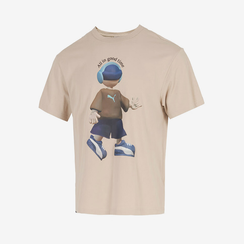 Puma/彪马官方正品夏季男士日常清凉透气时尚短袖T恤634792-91